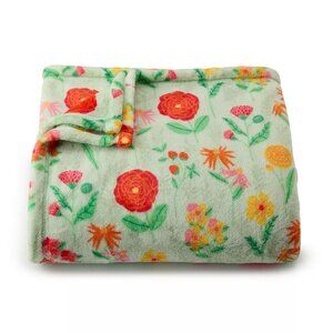 The Big One Oversized Supersoft Plush Throw Blanket Spring Floral Flowers New